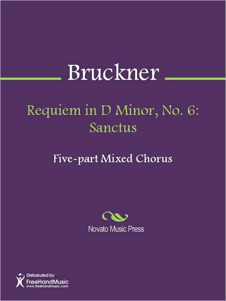 Requiem in D Minor, No. 6: Sanctus