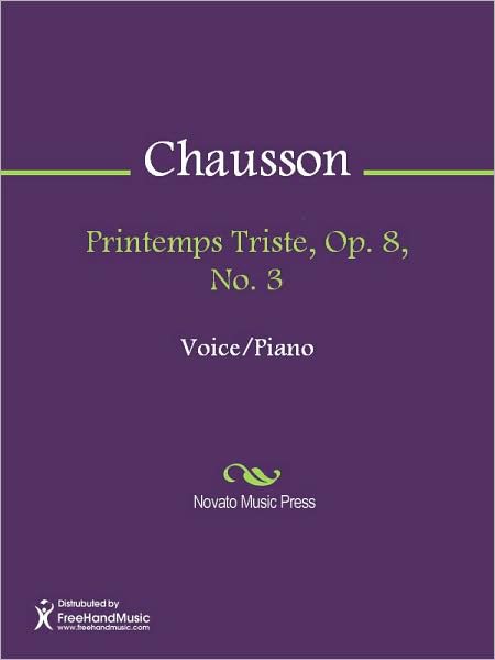 Printemps Triste, Op. 8, No. 3