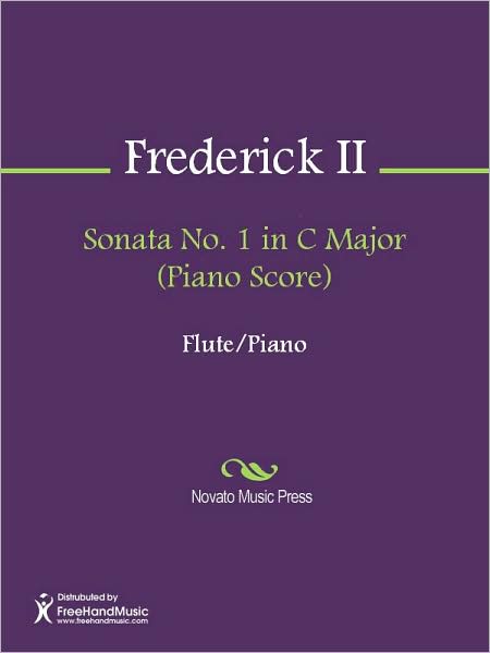 Sonata No. 1 in C Major (Piano Score)