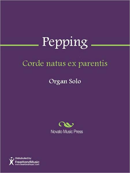 Corde natus ex parentis