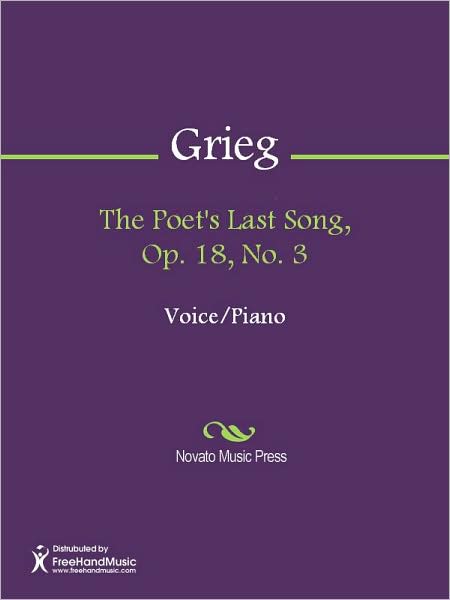 The Poet's Last Song, Op. 18, No. 3