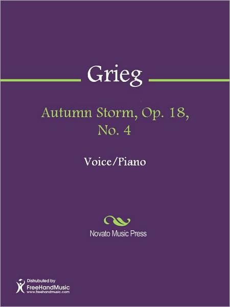 Autumn Storm, Op. 18, No. 4