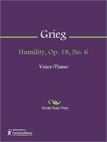 Humility, Op. 18, No. 6