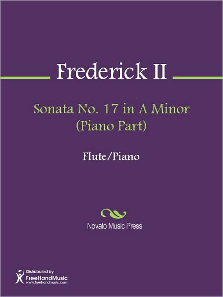 Sonata No. 17 in A Minor (Piano Part)