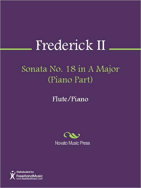 Sonata No. 18 in A Major (Piano Part)