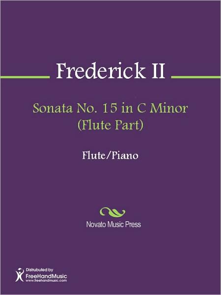 Sonata No. 15 in C Minor (Flute Part)