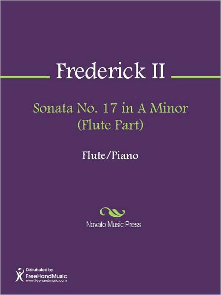 Sonata No. 17 in A Minor (Flute Part)