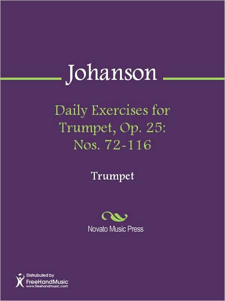 Daily Exercises for Trumpet, Op. 25: Nos. 72-116