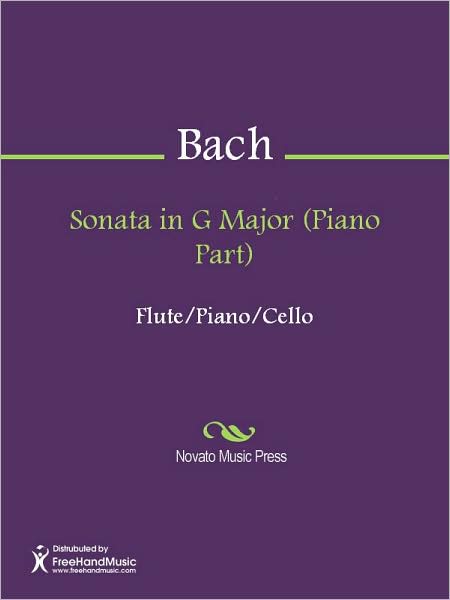 Sonata in G Major (Piano Part)