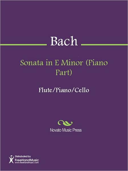 Sonata in E Minor (Piano Part)
