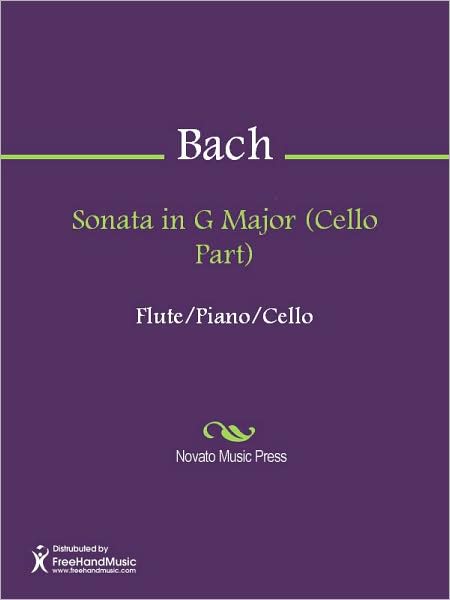 Sonata in G Major (Cello Part)