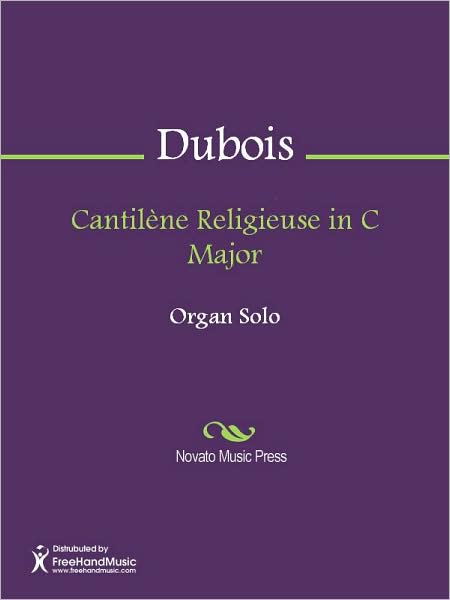 Cantilene Religieuse in C Major