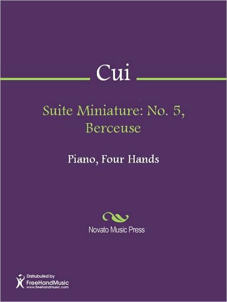 Suite Miniature: No. 5, Berceuse