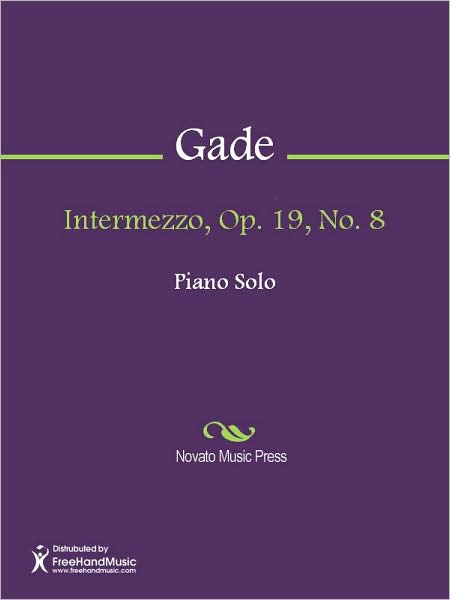 Intermezzo, Op. 19, No. 8