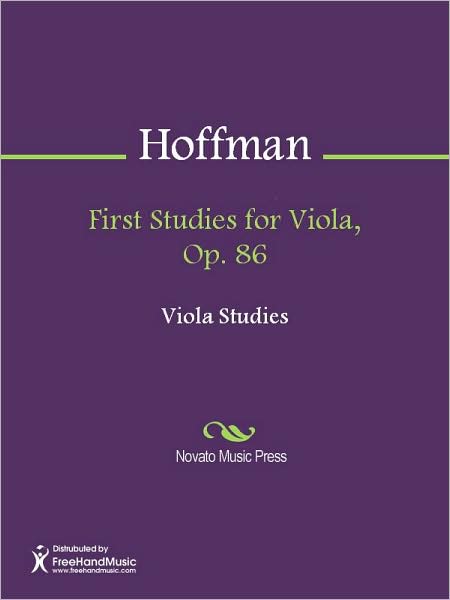 First Studies for Viola, Op. 86