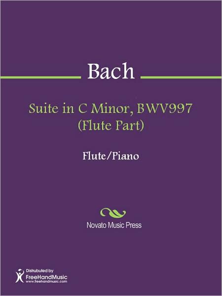 Suite in C Minor, BWV997 (Flute Part)