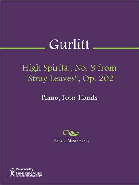 High Spirits!, No. 3 from "Stray Leaves", Op. 202