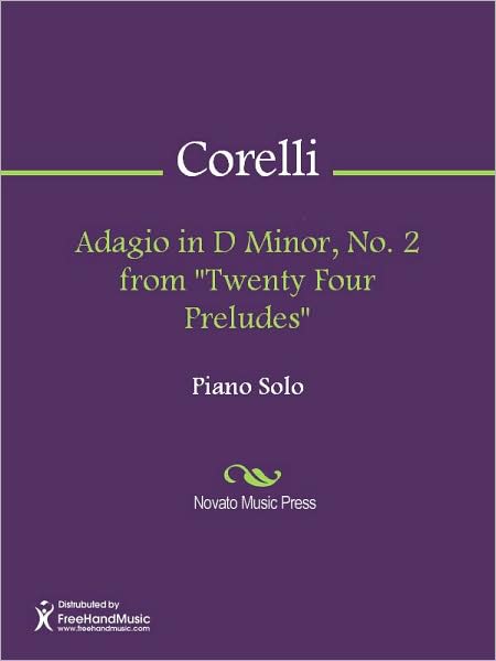 Adagio in D Minor, No. 2 from "Twenty Four Preludes"