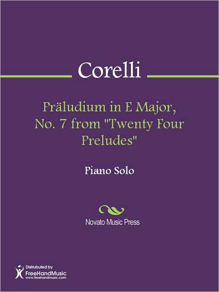 Praludium in E Major, No. 7 from "Twenty Four Preludes"