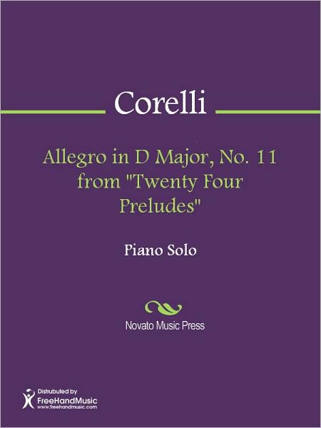 Allegro in D Major, No. 11 from "Twenty Four Preludes"