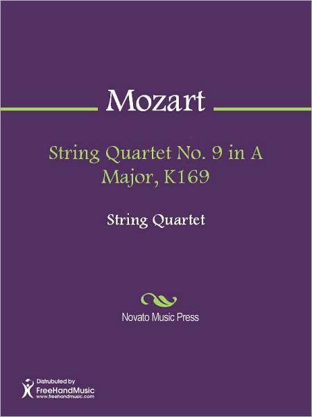 String Quartet No. 9 in A Major, K169