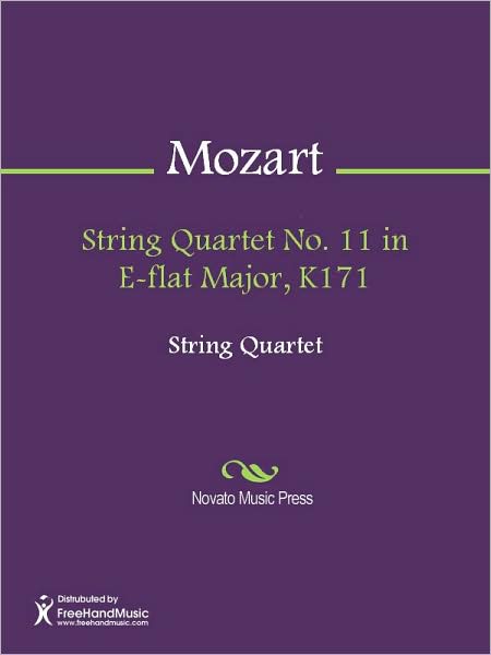 String Quartet No. 11 in E-flat Major, K171