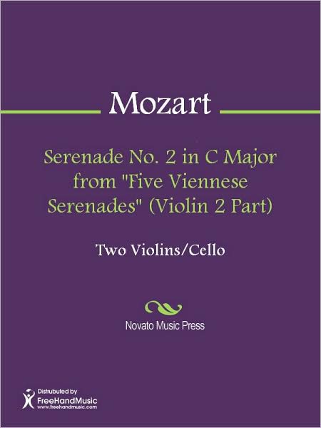 Serenade No. 2 in C Major from "Five Viennese Serenades" (Violin 2 Part)