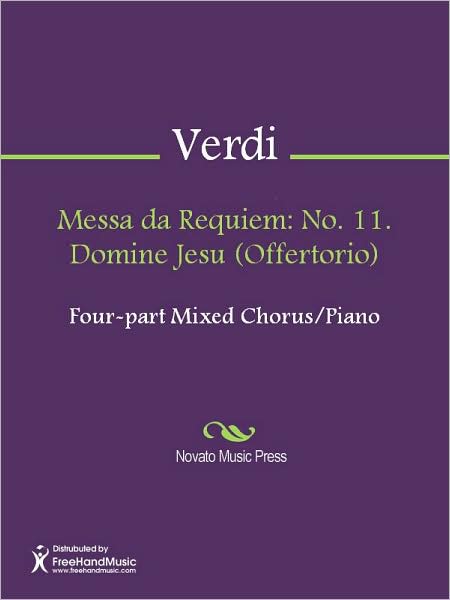 Messa da Requiem: No. 11. Domine Jesu (Offertorio)