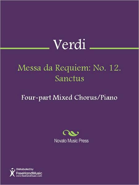 Messa da Requiem: No. 12. Sanctus