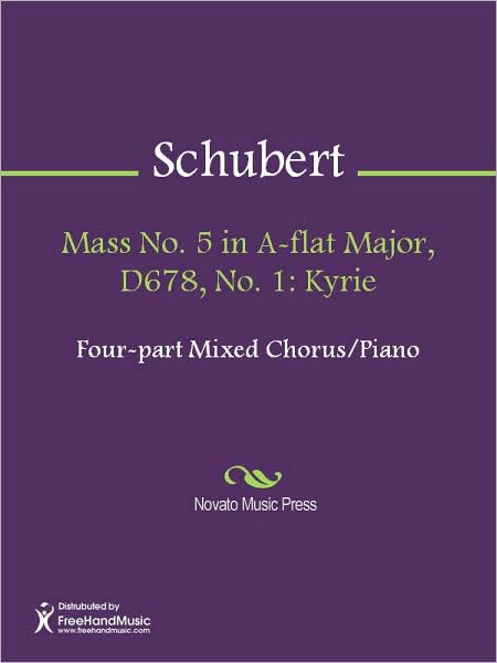 Mass No. 5 in A-flat Major, D678, No. 1: Kyrie