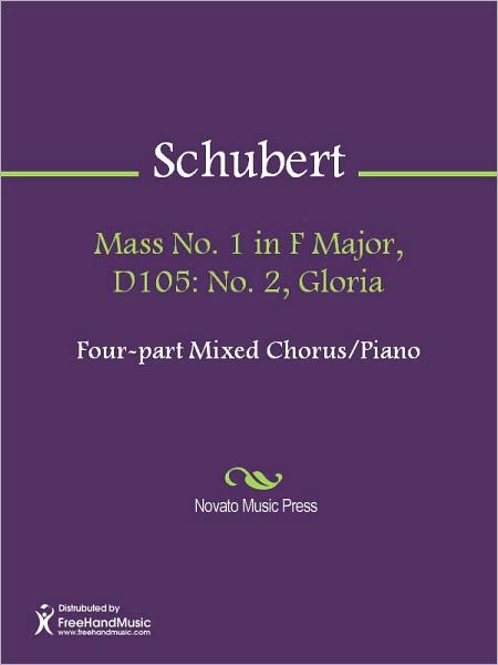 Mass No. 1 in F Major, D105: No. 2, Gloria