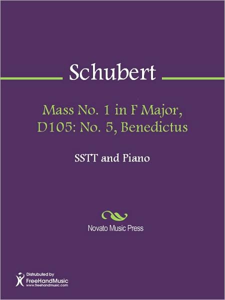 Mass No. 1 in F Major, D105: No. 5, Benedictus