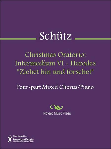 Christmas Oratorio: Intermedium VI - Herodes "Ziehet hin und forschet"