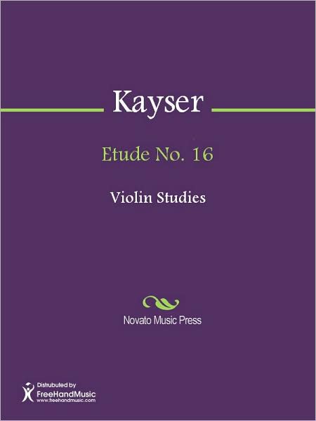 Etude No. 16