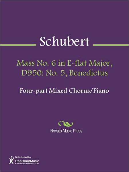Mass No. 6 in E-flat Major, D950: No. 5, Benedictus
