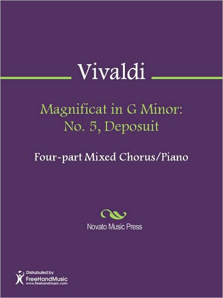 Magnificat in G Minor: No. 5, Deposuit