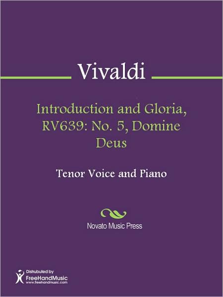 Introduction and Gloria, RV639: No. 5, Domine Deus
