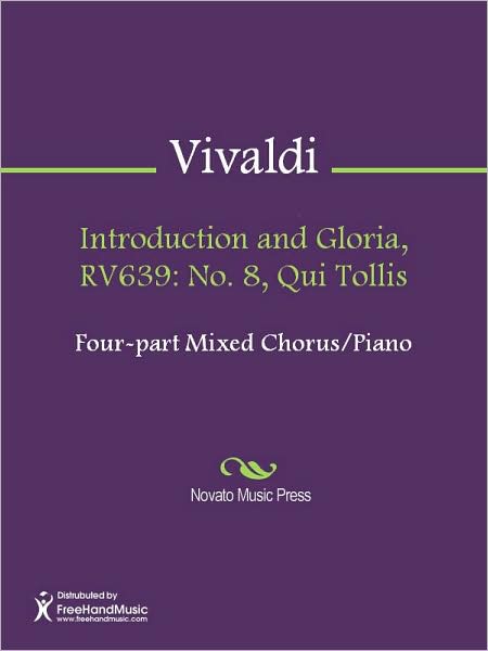 Introduction and Gloria, RV639: No. 8, Qui Tollis