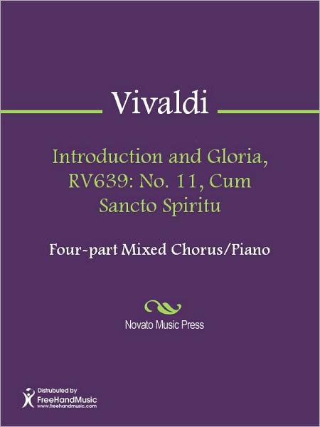 Introduction and Gloria, RV639: No. 11, Cum Sancto Spiritu
