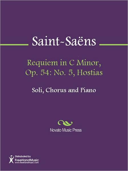 Requiem in C Minor, Op. 54: No. 5, Hostias