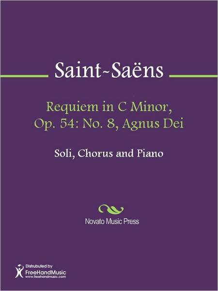 Requiem in C Minor, Op. 54: No. 8, Agnus Dei