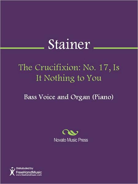 The Crucifixion: No. 17, Is It Nothing to You