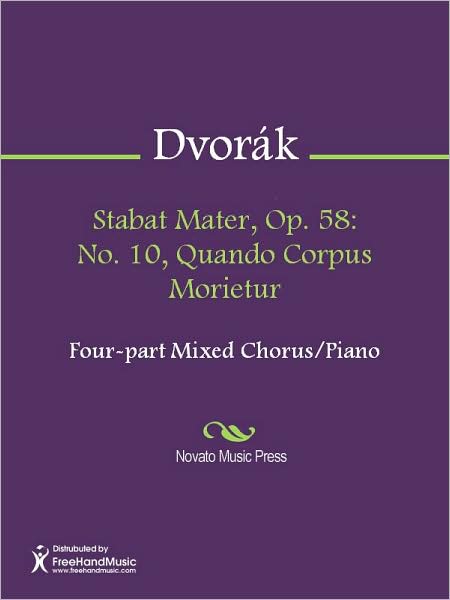 Stabat Mater, Op. 58: No. 10, Quando Corpus Morietur