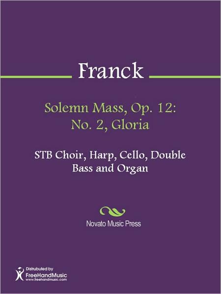 Solemn Mass, Op. 12: No. 2, Gloria