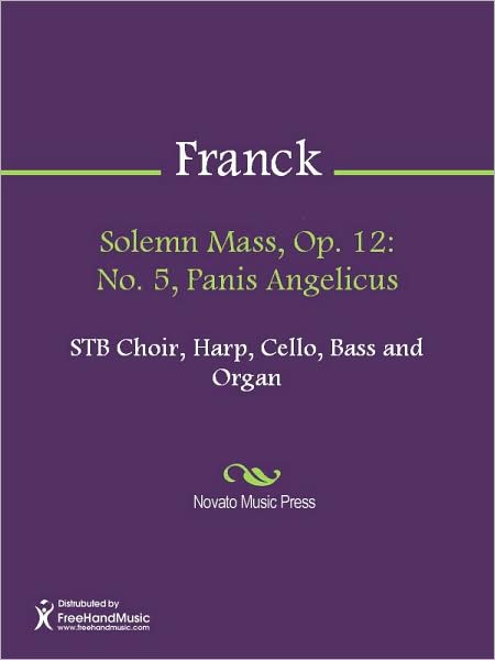 Solemn Mass, Op. 12: No. 5, Panis Angelicus