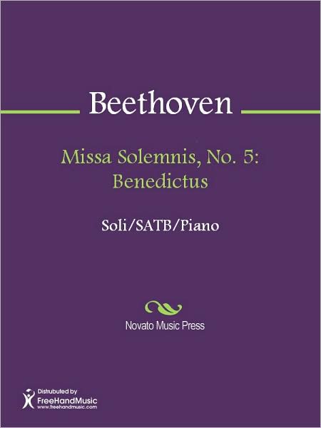 Missa Solemnis, No. 5: Benedictus