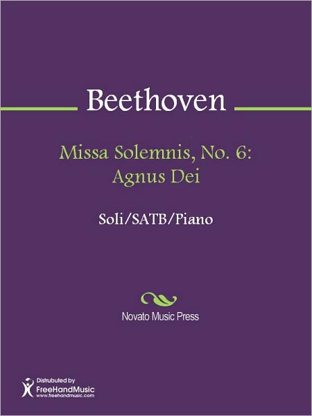 Missa Solemnis, No. 6: Agnus Dei