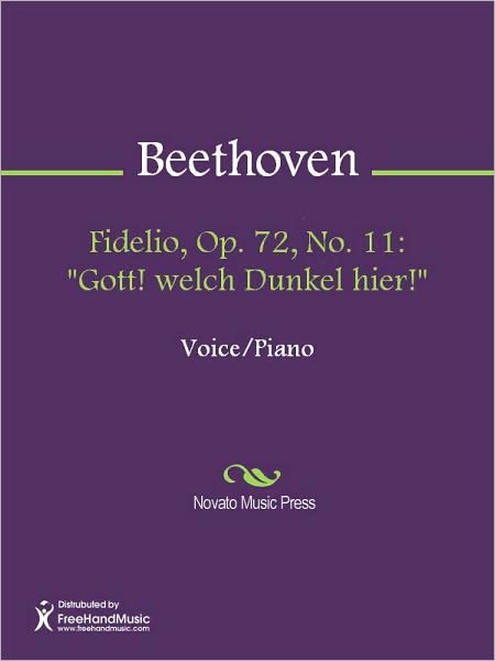 Fidelio, Op. 72, No. 11: "Gott! welch Dunkel hier!"