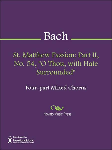St. Matthew Passion: Part II, No. 54, "O Thou, with Hate Surrounded"