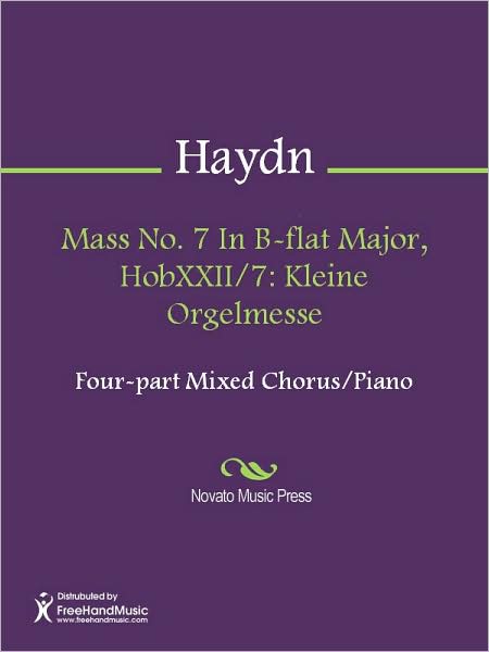 Mass No. 7 In B-flat Major, HobXXII/7: Kleine Orgelmesse